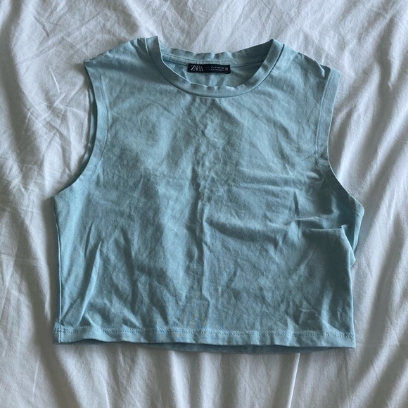 Zara Blue Tank - Picture 2 of 3